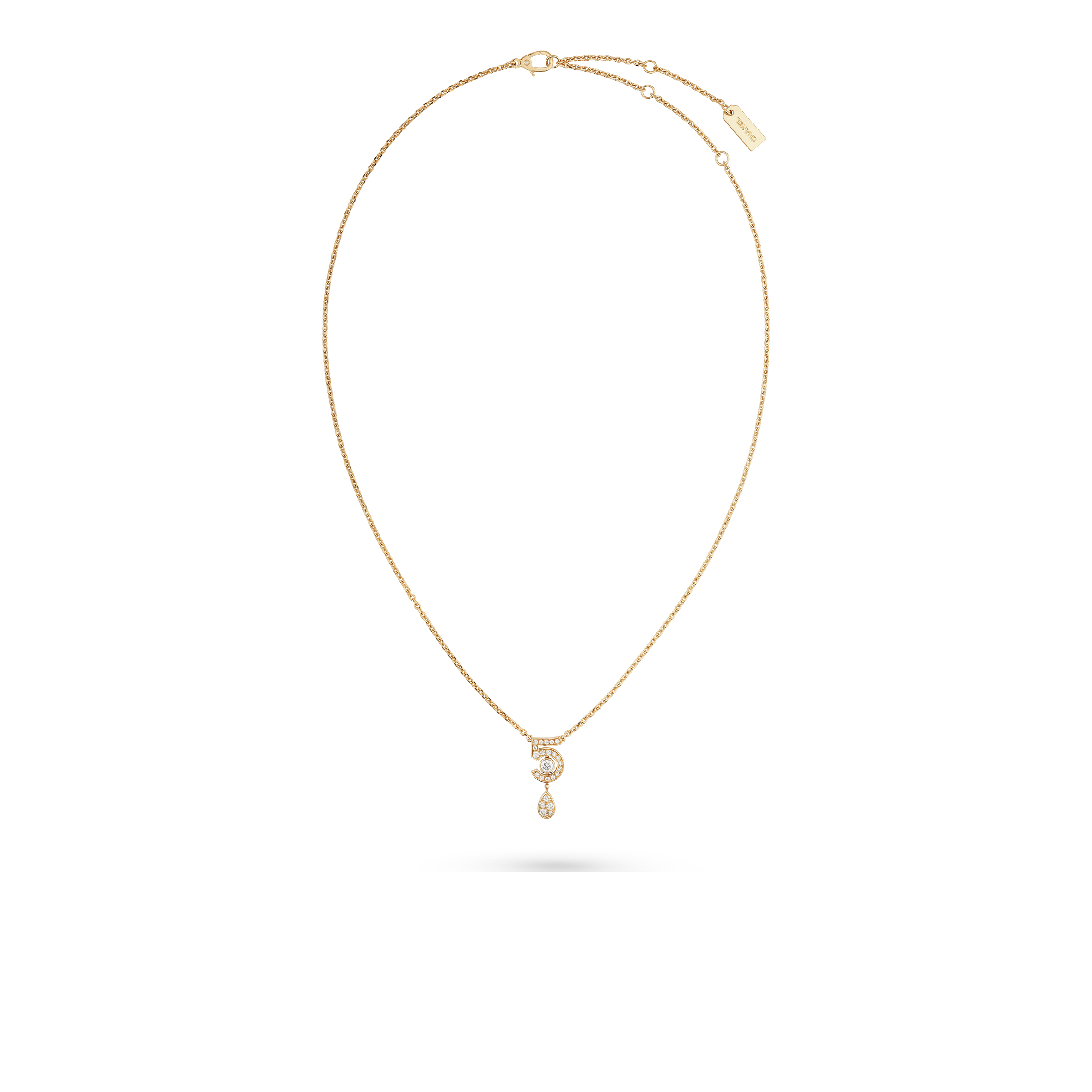 CHANEL ETERNAL N°5 NECKLACE J12193 CHANEL ETERNAL N°5 NECKLACE J12193